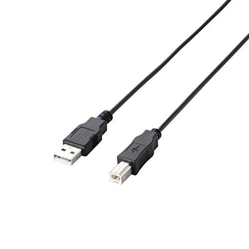 エレコム RoHS指令準拠&amp;環境配慮パッケージ エコUSBケーブル USB2.0 A-Bタイプ 0....