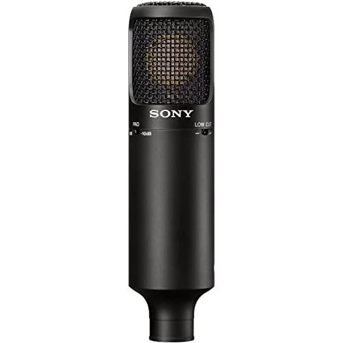 ソニー(SONY) 単一指向性コンデンサーマイク 日本製 φ25マイクカプセル C-80 ブラック