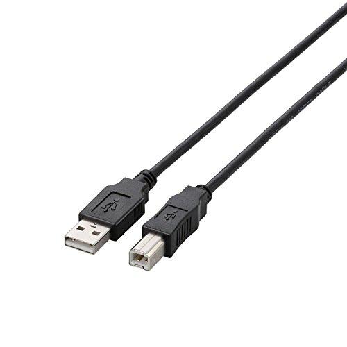エレコム USBケーブル 【B】 USB2.0 (USB A オス to USB B オス) 3m ...