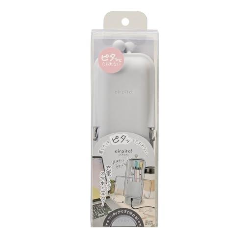 クツワ HiLINE ペンケース エアピタ スリム グレー AK061GY