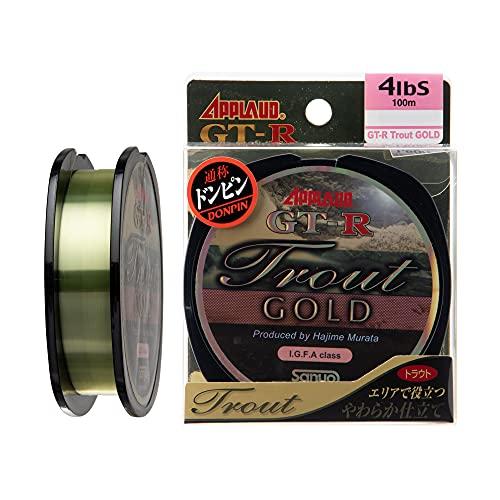 サンヨーナイロン ナイロンライン アプロード GT-R トラウト ゴールド 100m 1.05号 5...