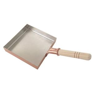 ナカムラドウキセイサクショ 銅製 玉子焼鍋 18角（18ｃｍ×18ｃｍ）プロ愛用の卵焼き器 卵がふんわり まろやかに 日本製