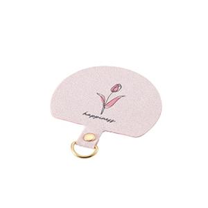 エレコム スマホ ストラップ ストラップホルダー シート 1枚入り 1口タイプ デザインタイプ 花 P-STHD1DE01