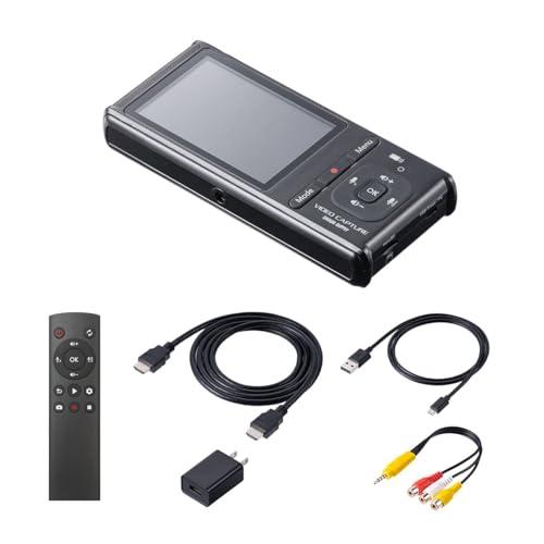 サンワダイレクト ビデオキャプチャー キャプチャーボード PC不要 HDMI/RCA入力 4K30 ...