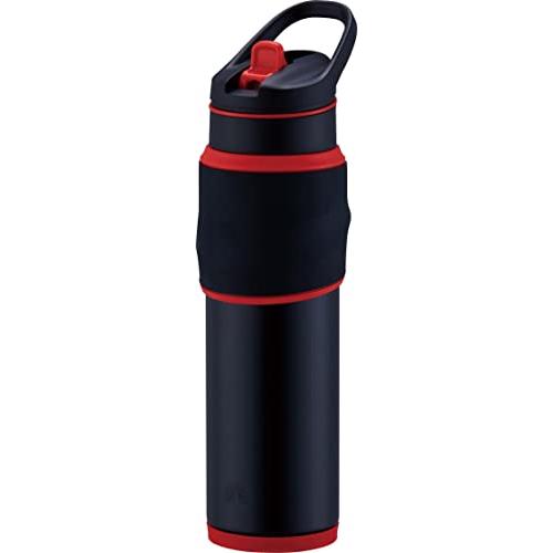 ピーコック 水筒 650ml 真空断熱 保温 保冷 ストロー付き ゲーミング ボトル スポーツドリン...