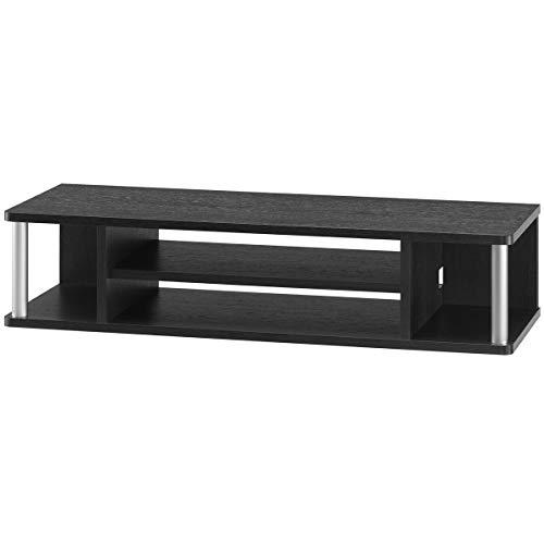 朝日木材加工 テレビ台 【正規品】ちょい足しラック ダブル 32型 幅79cm 高さ18cm ブラッ...