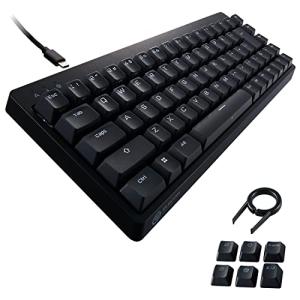 ELECOM GAMING V custom メカニカルゲーミングキーボード TK-VK200SBK（銀軸）の商品画像