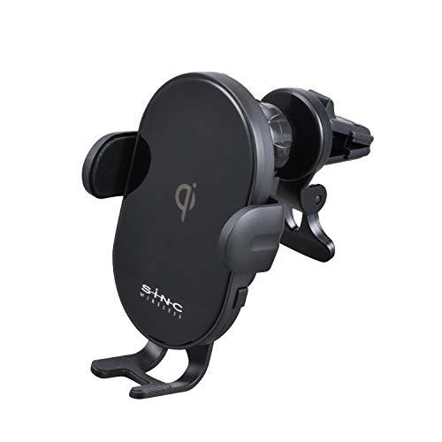 セイワ(SEIWA) 車内用品 Qi ワイヤレス充電器 ホルダー ブラック D598 エアコン取り付...