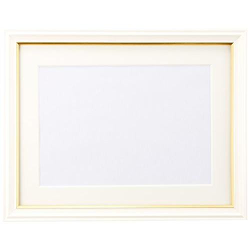 FUJICOLOR 額縁 肖像額 パールホワイト 2L 木製 ホワイト 406232 41063