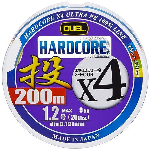 DUEL(デュエル) HARDCORE(ハードコア) PEライン 1.2号 HARDCORE X4 ...