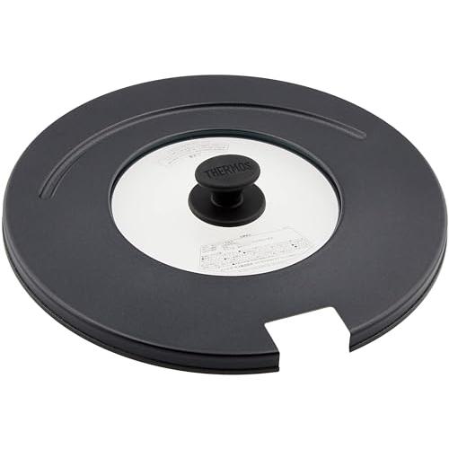 サーモス 取っ手のとれるフライパン専用フタ 20/24cm対応 ブラック KLA-001 BK