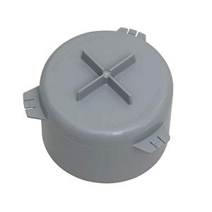 Belca 日本製 排水口 排水トラップ 防臭ワン 取替用 十字型 直径9.7×高さ7.5cm グレー 臭気防止 SP-229T