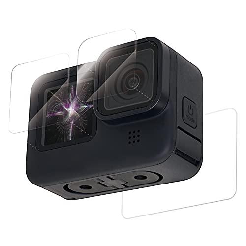エレコム GoPro HERO11/10/9 Black ガラスフィルム セラミックコート 0.22...