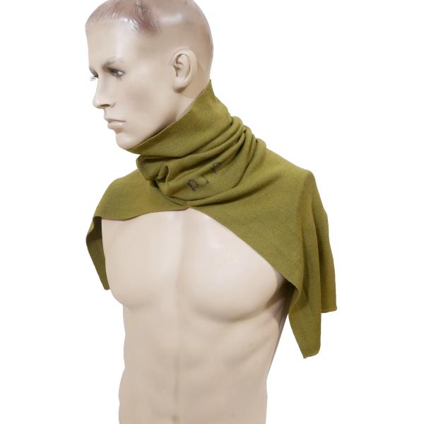 オランダ軍 チューブスカーフ/マフラー ウール50％アクリル50％ 書込み有/画像現品