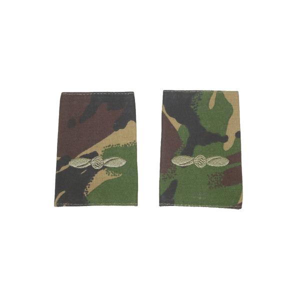 イギリス軍 階級章 RAF エアスペシャリスト クラス2 DPMカモ 2枚組 新品デッドストック