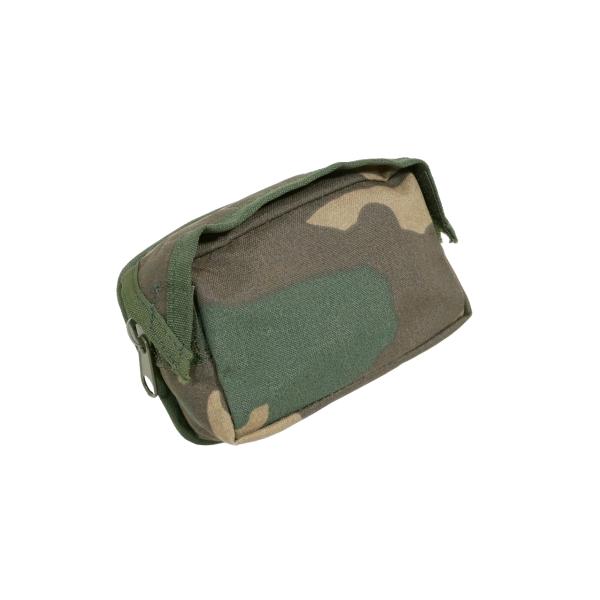 オランダ軍 MOLLE ユーティリティ チェストポーチ フォレストカモ 中古上