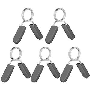 TOYMYTOY スプリングカラー バーベル ダンベル プレート止め クリップ式 5pcs 内径2.4cm