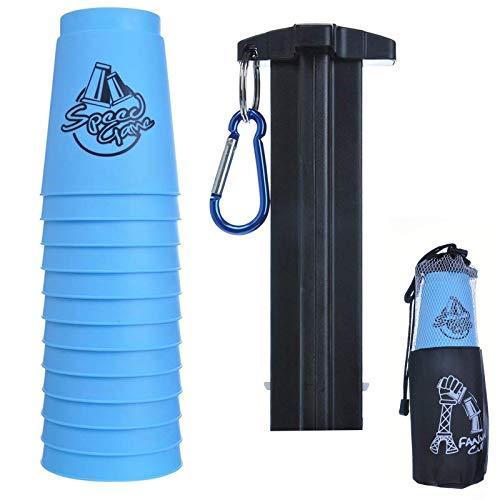 Cyfie スポーツスタッキング専用 カップ 飛重ねカップ 速重ね 競技用スピードスタック 手提げ棒...