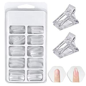 フォームチップ ネイル チップフォーム 長さだし 100枚 ネイルフォーム 長さ出し バーチャルジェルチップ型モールド ポリジェル専用 shefun
