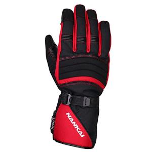 ナンカイ バイク用 フレックスウォーマーグローブ レッド M 南海部品 SDG-3347B