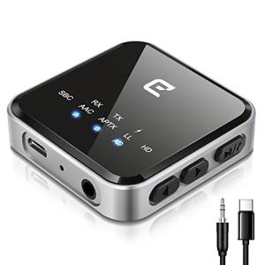 Eletoker Bluetooth 5.2 トランスミッター レシーバ ー aptx-LL apt...