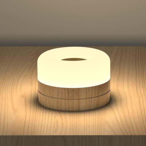 Umimile 授乳ライト ベッドサイドランプ ナイトライト 色温度/明るさ調節 USB充電式 タイ...