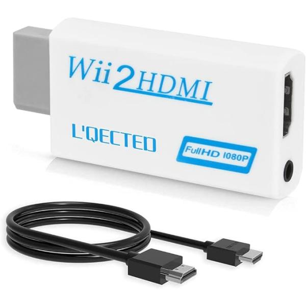 L'QECTED Wii To HDMI 変換アダプタ(1.5M HDMI接続ケーブルが付属します)...