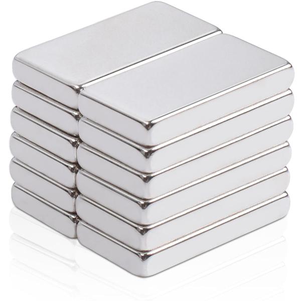 12個セット ネオジウム磁石 20x10x3mm 角型 ネオジム磁石 直方体 強力磁石 超強力 小型...