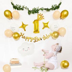 Iysoll 1歳 誕生日 飾り付け 1才 バ...の詳細画像4