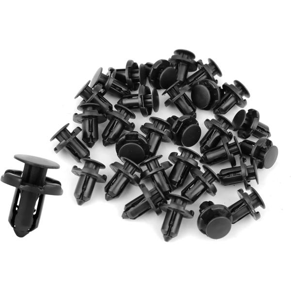 ACROPIX プッシュリテーナバンパークリップ ファスナーリベット ナイロン ユニバーサル 9mm...