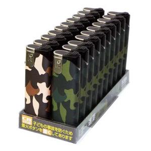 New 迷彩ターボライター アソート 20本セットCR対応商品【PSCマーク】