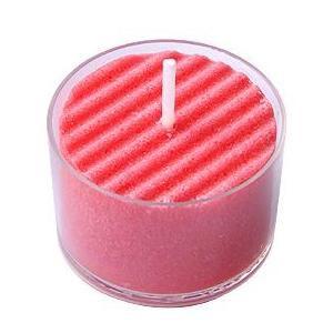 アロマキャンドル 純国産 アロマムード ストロベリー コーラルレッド  ペガサスキャンドル社製