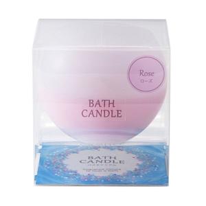 お風呂で使うアロマキャンドル バスキャンドル ローズ