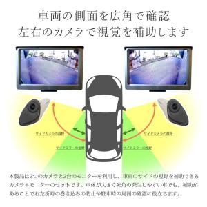 サイドカメラ 左右セット 電子サイドミラー レ...の詳細画像1