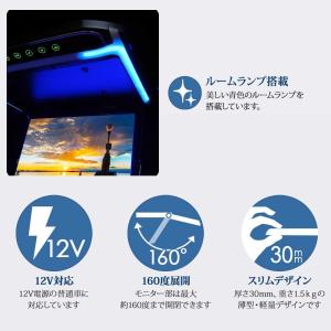 フリップダウンモニター 12.1インチ 高画質...の詳細画像3