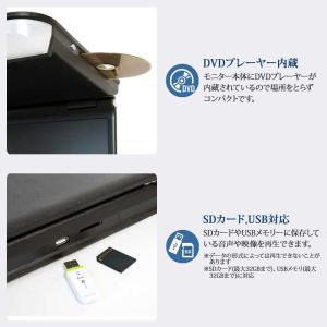 フリップダウンモニター 15.6インチ DVD...の詳細画像2