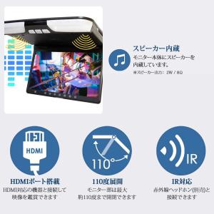 フリップダウンモニター 15.6インチ DVD...の詳細画像3