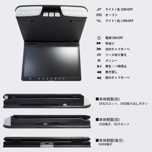 フリップダウンモニター 15.6インチ DVD...の詳細画像4