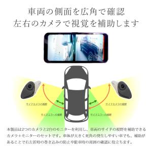 電子サイドミラー ドライブレコーダー サイドカ...の詳細画像1