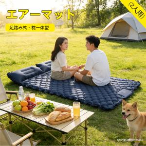 ダブルエアーマット 枕付き 折り畳み ダブル ...の詳細画像1
