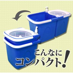 回転モップ モップ替え 2個付 トルネード ス...の詳細画像1
