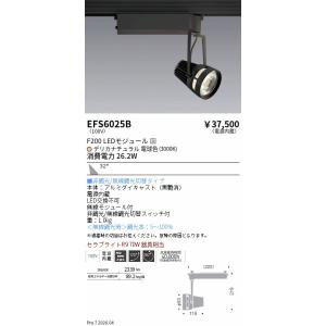 遠藤照明 生鮮スポットライト　黒　Ｆ２００　デリカ　広角 EFS6025B
