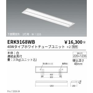 遠藤照明 直管形型ベースライト下面解放形/40W...の商品画像