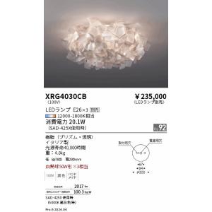 遠藤照明 LEDシーリングライト XRG4030CB 工事必要 電球別売