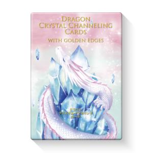 ドラゴンクリスタルチャネリングカード（ゴールデンエッジ版）（ 日本語解説書付き オラクルカード SHINGO 弥生 セルフケア )