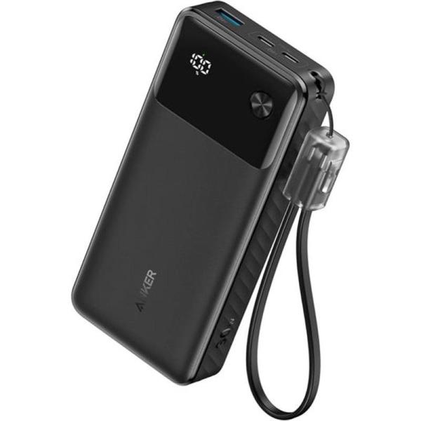 ANKER アンカー モバイルバッテリー Power Bank 20000mAh 30W ブラック ...