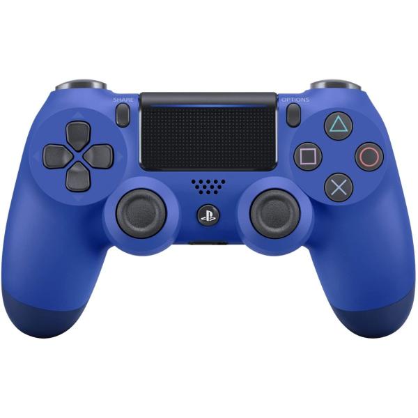 純正　正規品　PS4 ワイヤレスコントローラー DUALSHOCK4 　ウェイブ・ブルー　（CUH-...