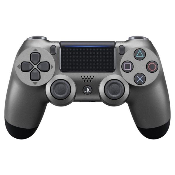 純正　正規品　PS4 ワイヤレスコントローラー DUALSHOCK4 スチール・ブラック（CUH-Z...