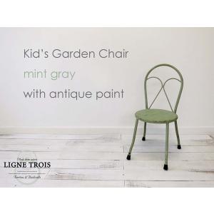 ブロカント キッズアイアンガーデンチェアー ス...の詳細画像5