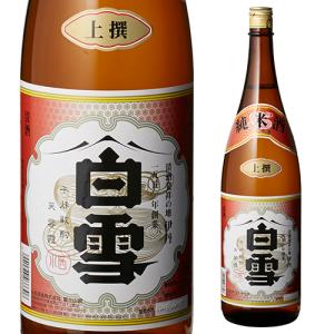 日本酒 辛口 白雪 上撰 純米酒 1800ml 14度 清酒 1800ml 兵庫県 小西酒造 酒